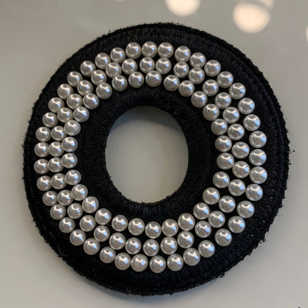 Stoney Clover Pearl Letter O Patch